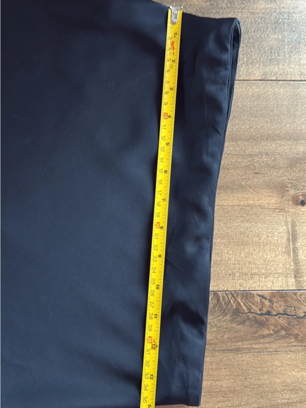 Abercrombie & Fitch Black Satin Midi Skirt - Picture 6 of 7